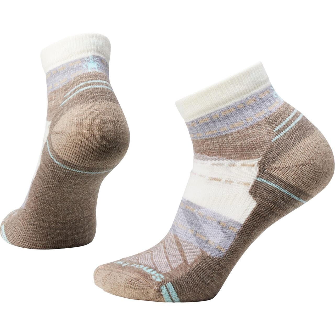 Smartwool Womens Hike Light Cushion Margarita Ankle (Beige (NATURAL) 43-45)