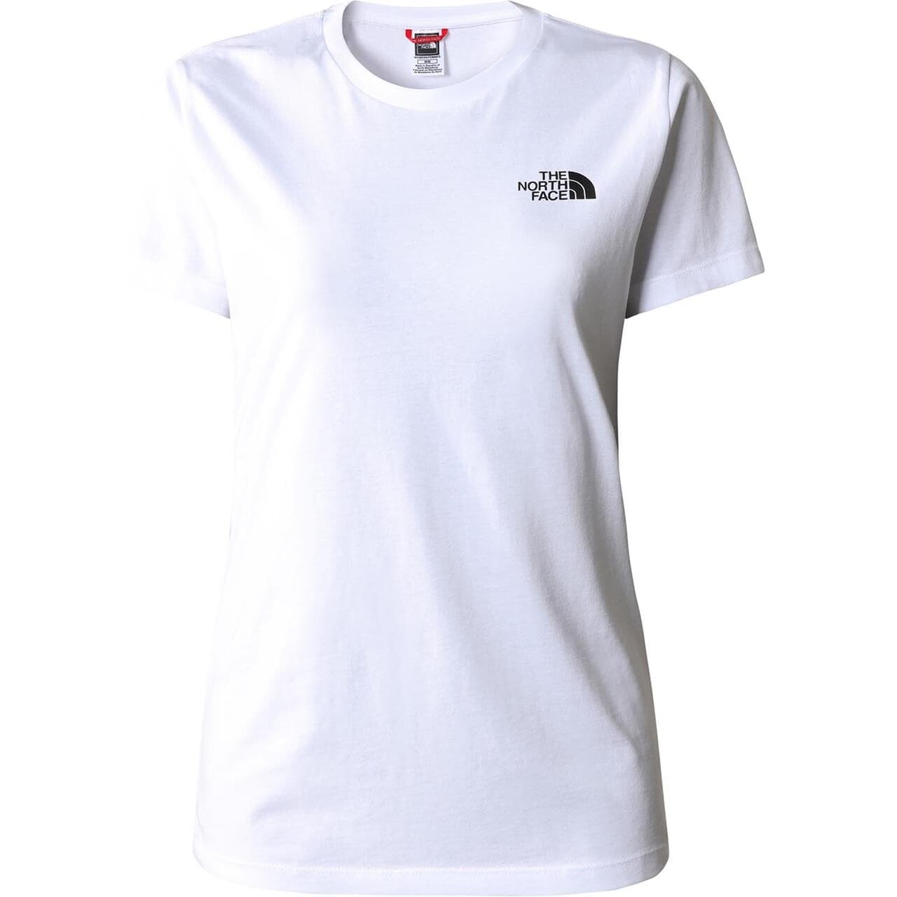 The North Face Womens S/S Outdoor Graphic Tee (Hvid (TNF WHITE) Large)