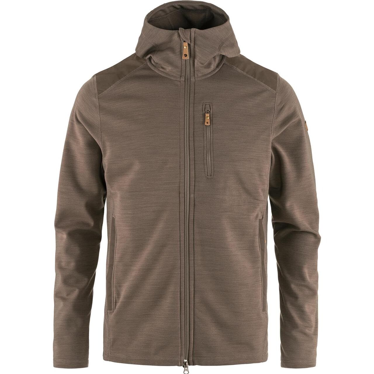 Fjällräven Mens Keb Fleece Hoodie (Brun (SUEDE BROWN/244) Small)