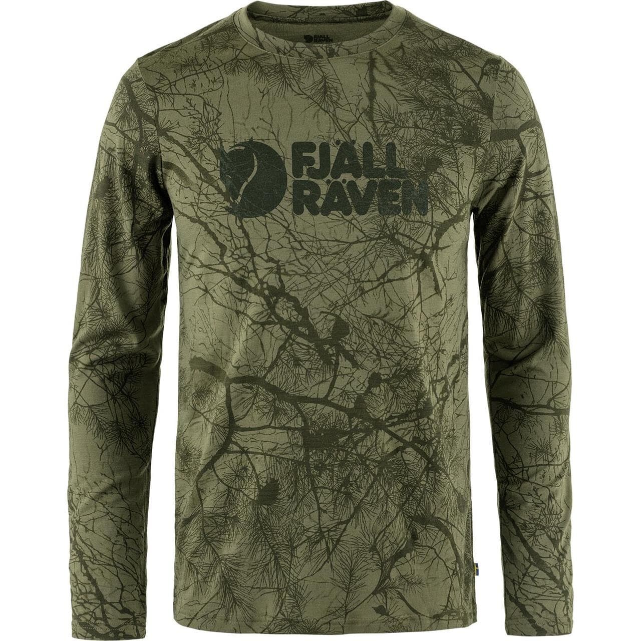 Fjällräven Mens Värmland Wool L/S (Grøn (GREEN CAMO/626) Small)
