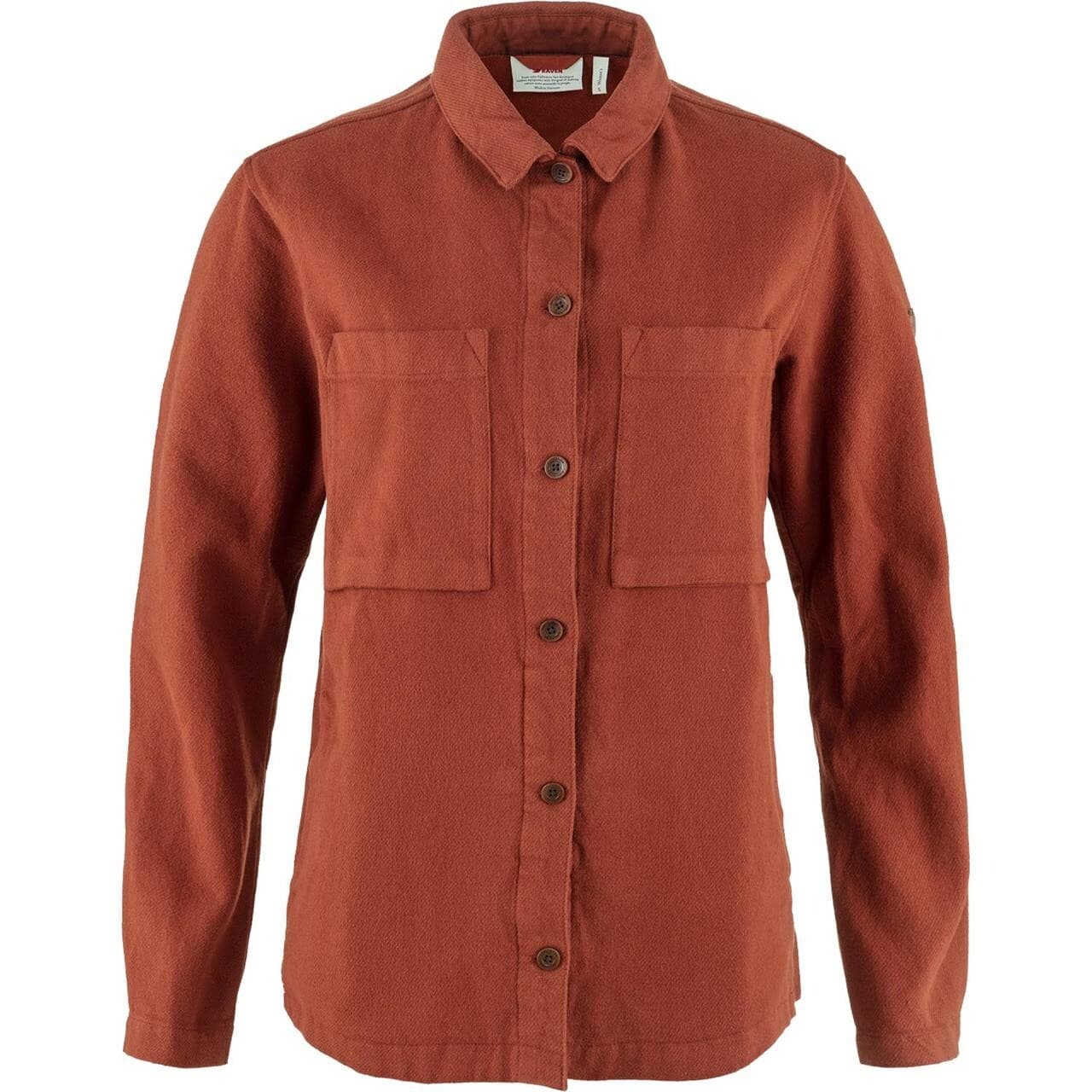 Fjällräven Womens Singi Flannel Overshirt (Rød (AUTUMN LEAF/215) X-large)