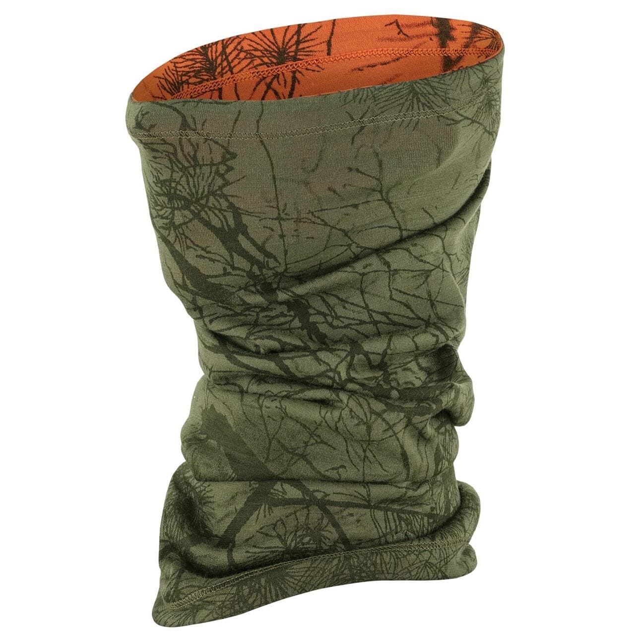 Fjällräven Lappland Neck Gaiter (Grøn (GREEN CAMO-ORANGE CAMO/626-261) One size)