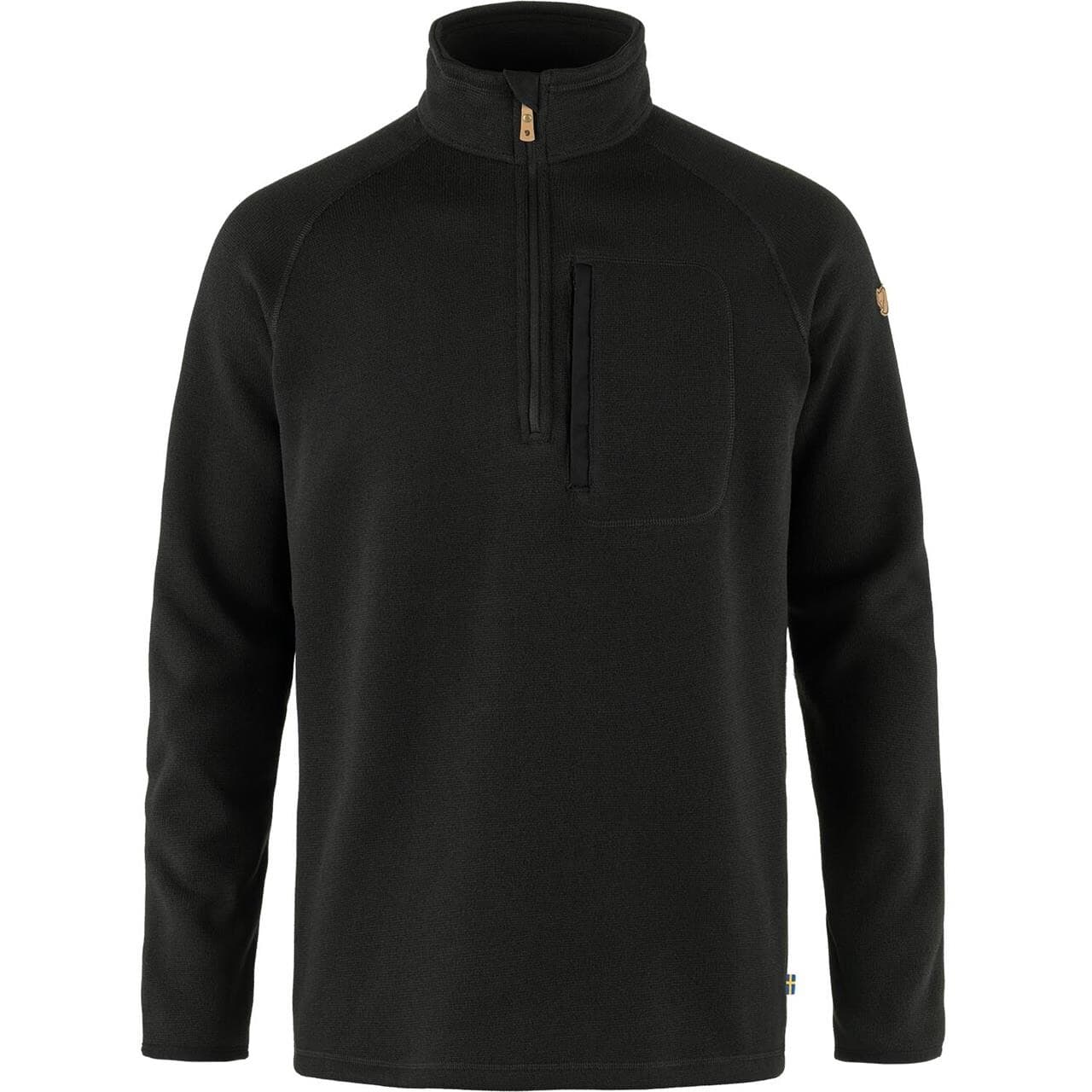 Fjällräven Mens Övik Fleece Half Zip (Sort (BLACK/550) X-large)