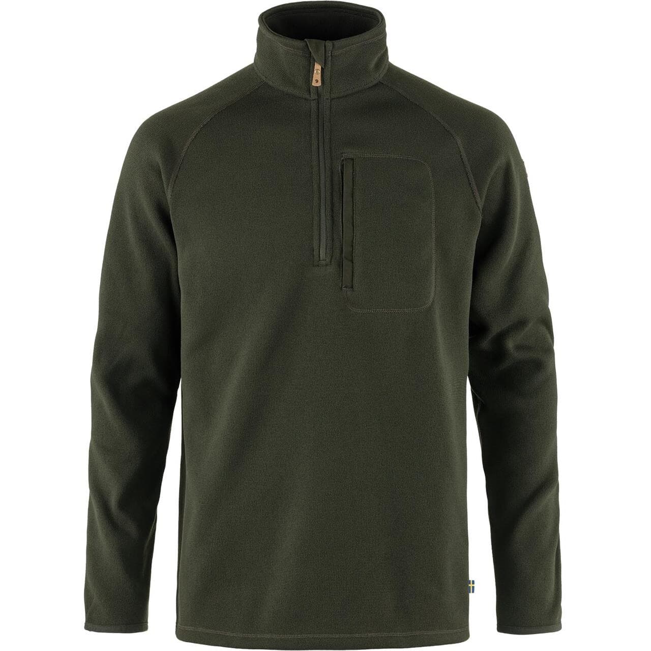 Fjällräven Mens Övik Fleece Half Zip (Grøn (DEEP FOREST/662) Large)