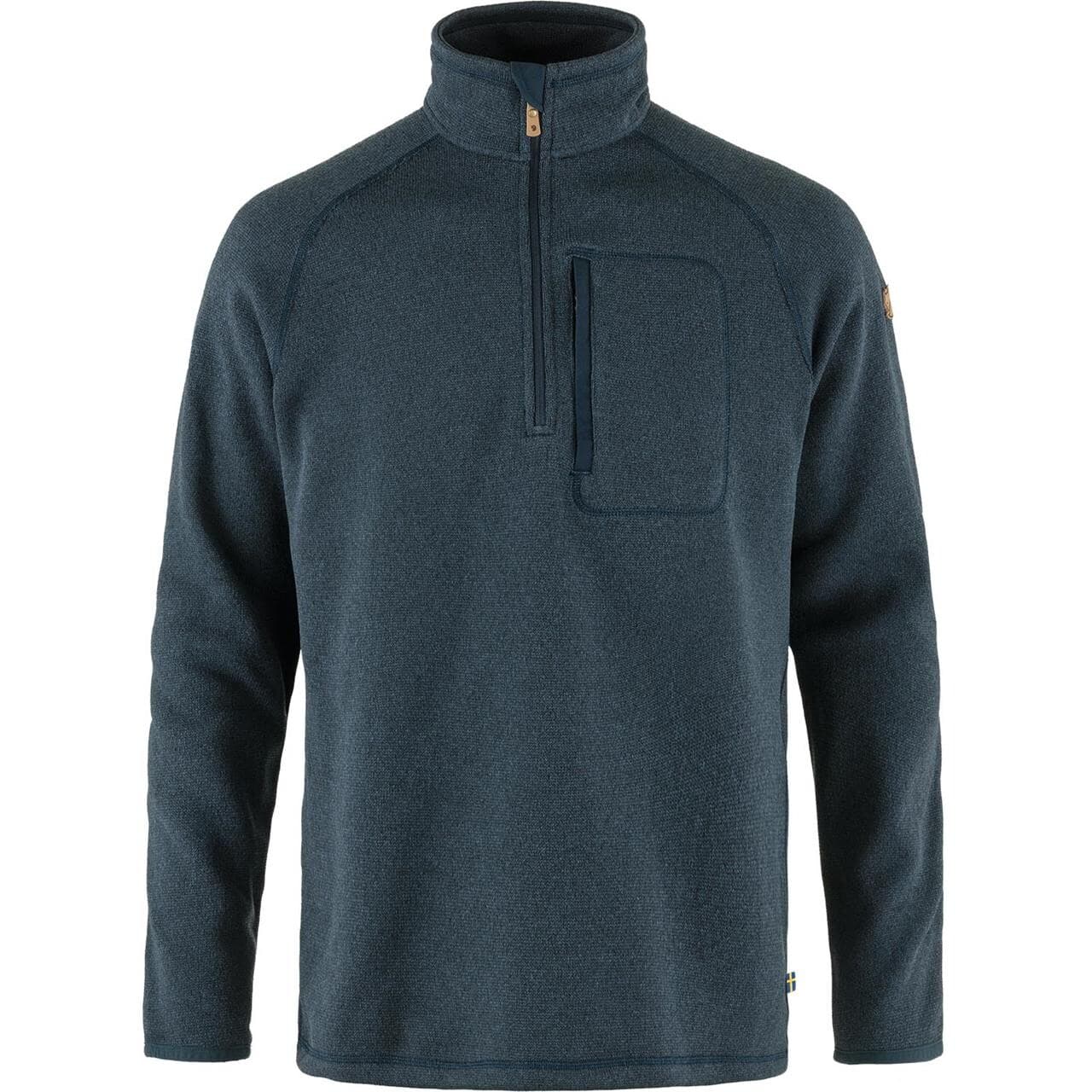 Fjällräven Mens Övik Fleece Half Zip (Blå (NAVY/560) Large)