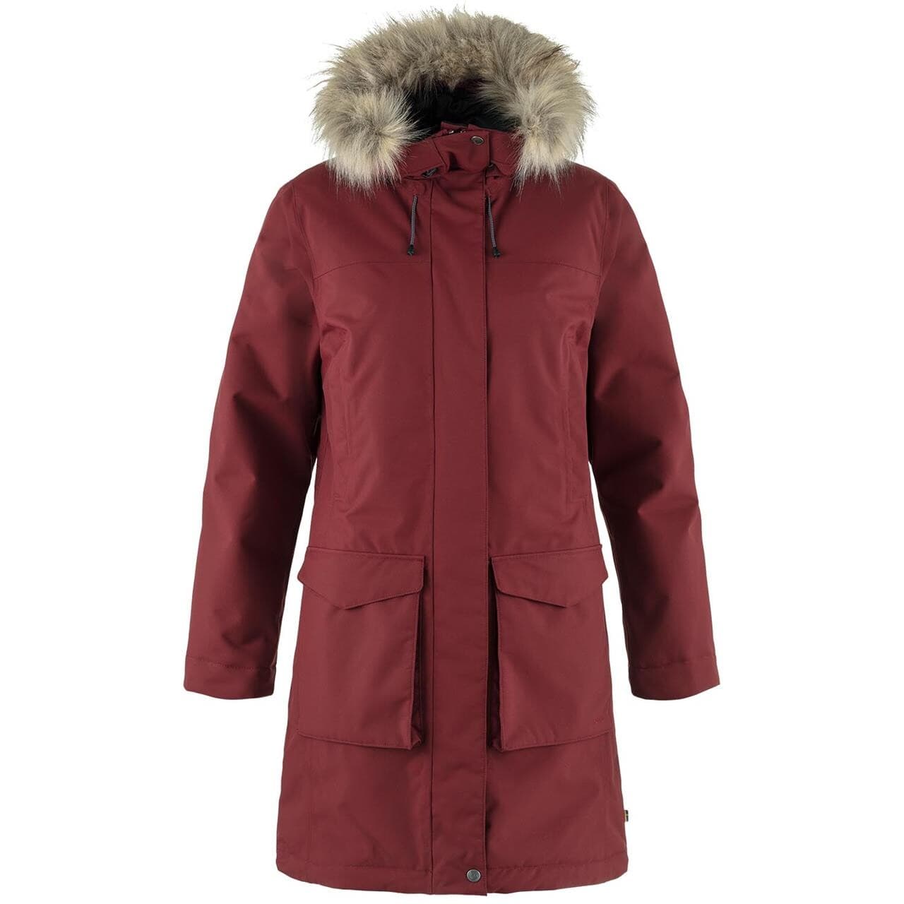 Fjällräven Womens Nuuk Lite Parka (Rød (BORDEAUX RED/347) Large)