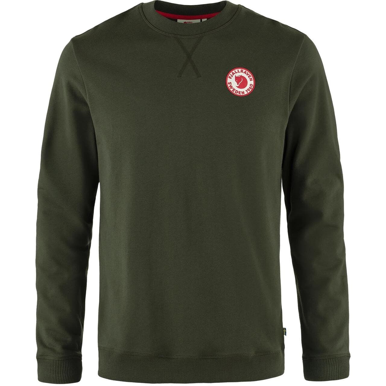 Fjällräven Mens 1960 Logo Badge Sweater (Grøn (DEEP FOREST/662) Small)