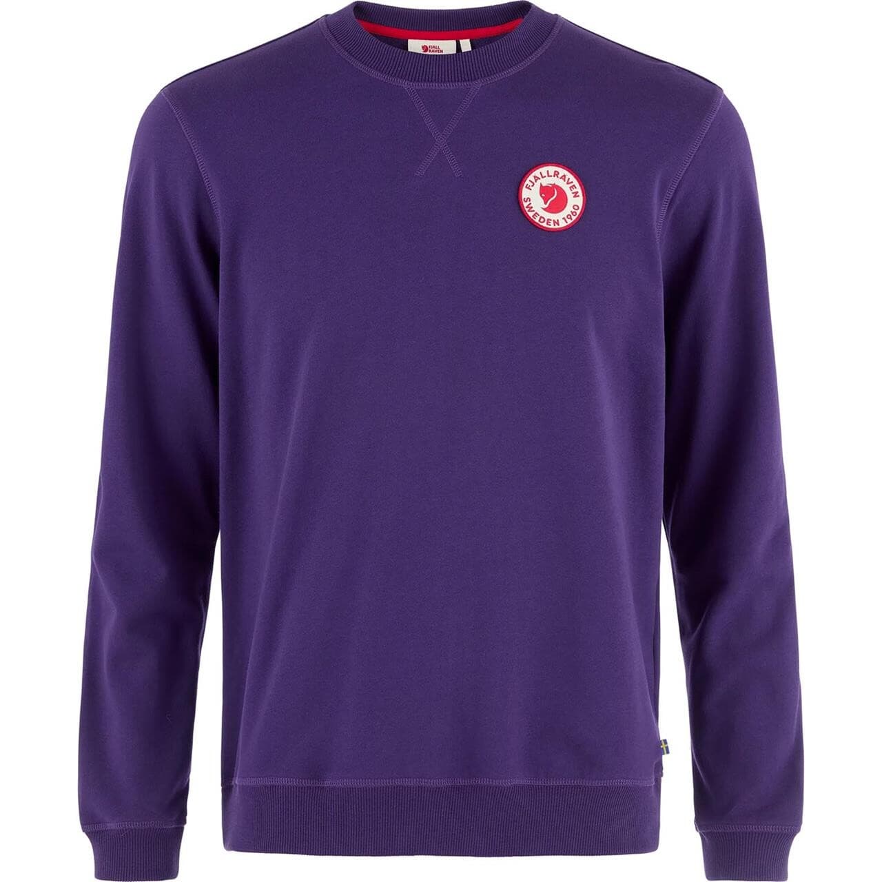 Fjällräven Mens 1960 Logo Badge Sweater (Lilla (DARK VIOLET/425) X-small)