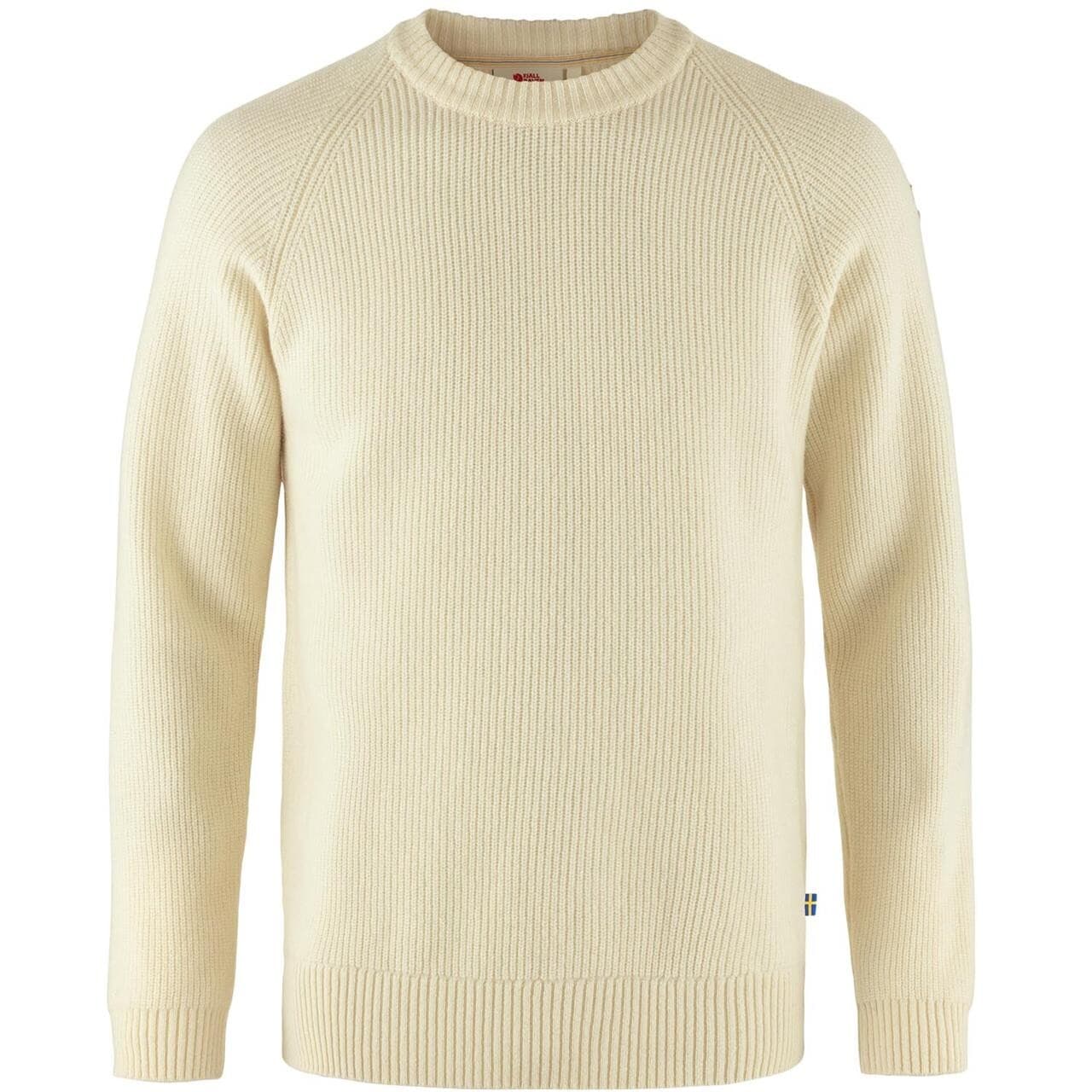 Fjällräven Mens Övik Rib Sweater (Hvid (CHALK WHITE/113) X-small)