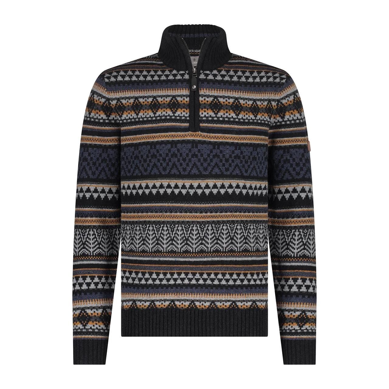 Royal Robbins Mens Ponderosa 1/4 Zip (Sort (JET BLACK) Small)