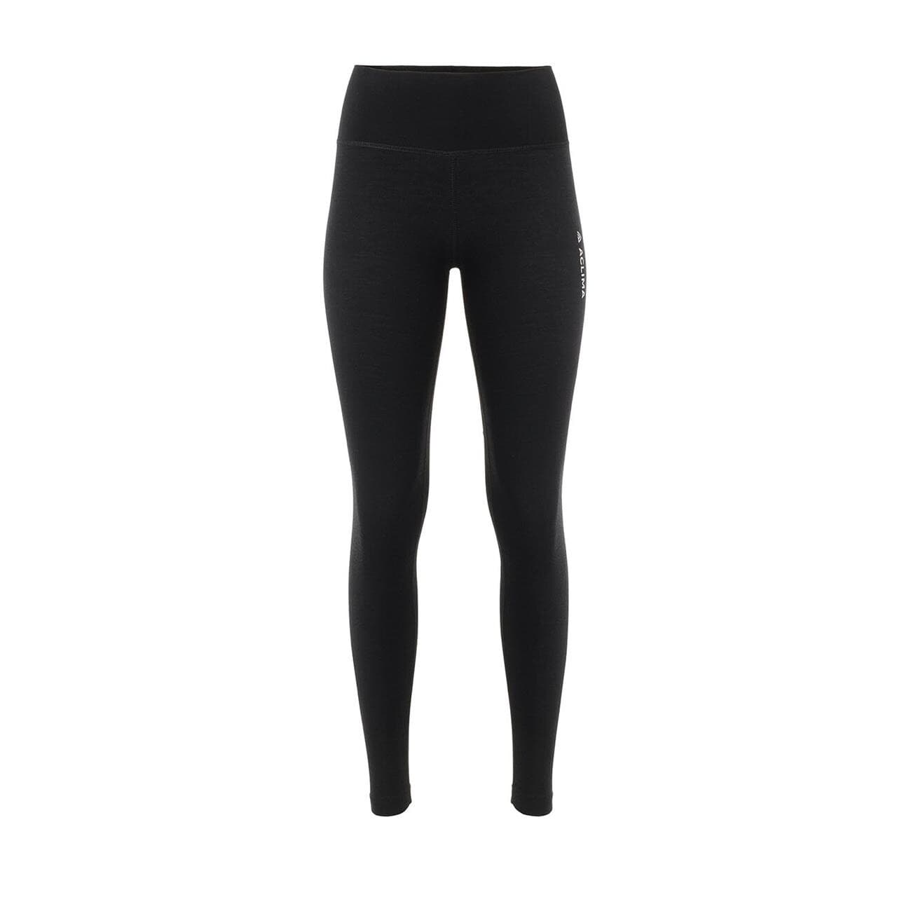 Aclima Womens WarmWool Longs High Waist (Sort (JET BLACK) X-small)