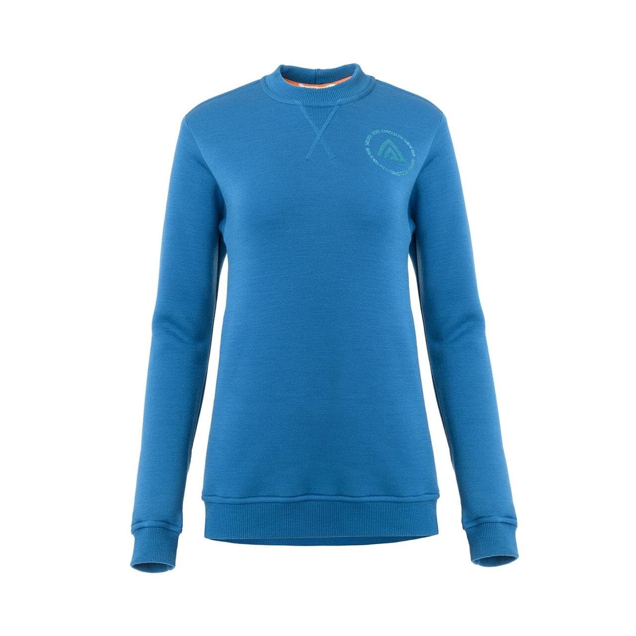 Aclima Womens Fleecewool V2 Crewneck (Blå (CORSAIR) Medium)