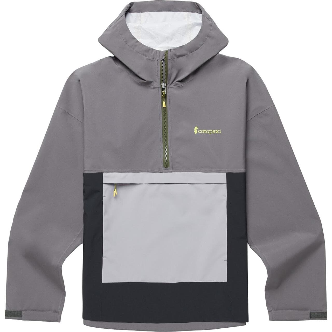 Cotopaxi Mens Cielo Rain Anorak (Grå (CINDER/BLACK) Medium)
