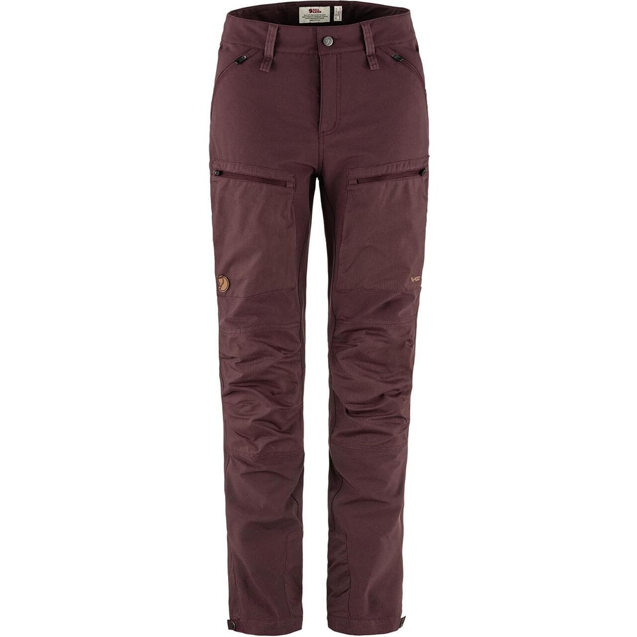 Fjällräven Womens Keb Agile Trousers (Rød (PORT/357) 34 kort)