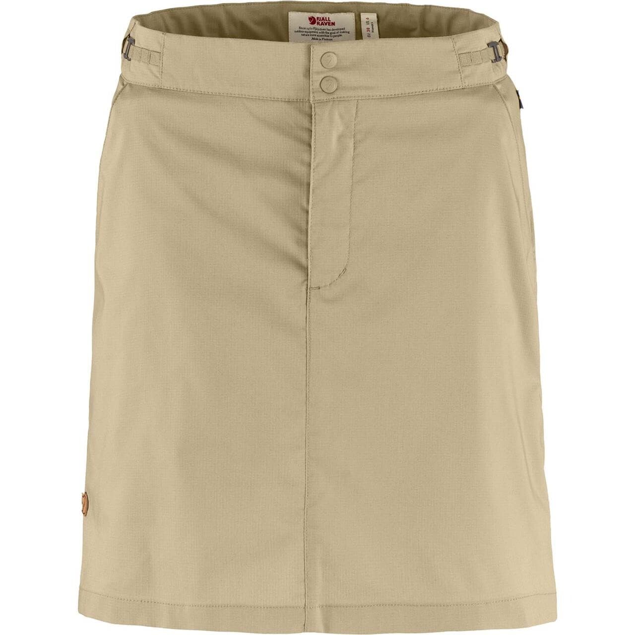 Fjällräven Womens Abisko Hike Skort (Beige (FOSSIL/118) 36)