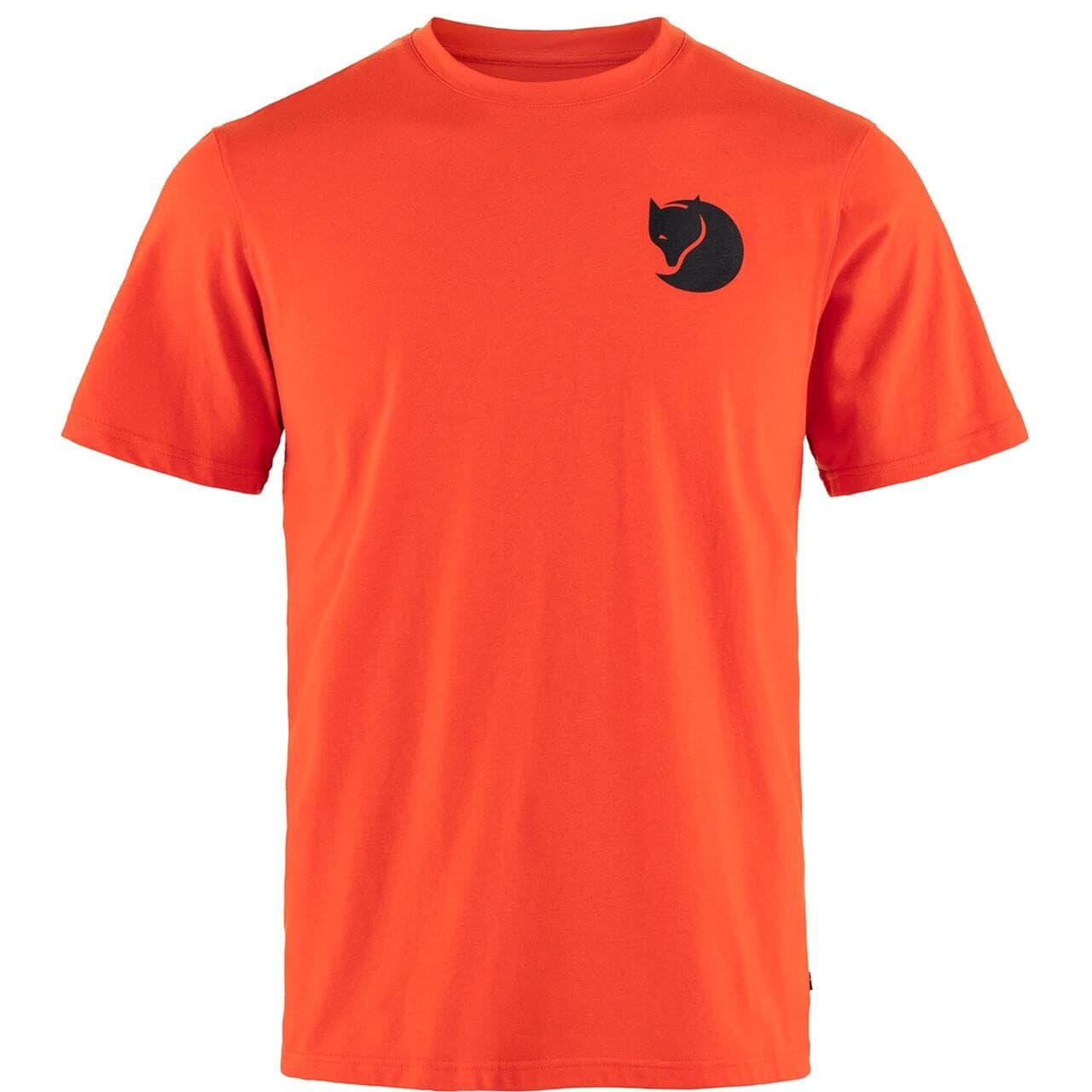 Fjällräven Mens Walk With Nature T-shirt (Orange (FLAME ORANGE/214) Small)