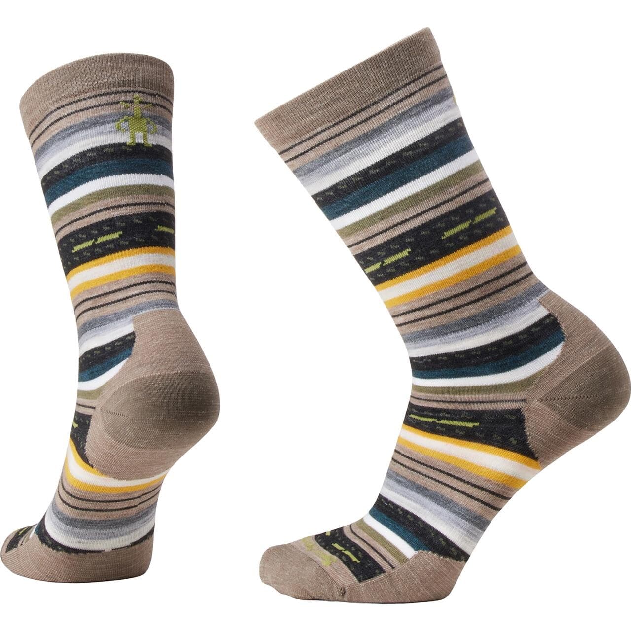 Smartwool Womens Everyday Margarita Crew (Brun (FOSSIL) 34-37)