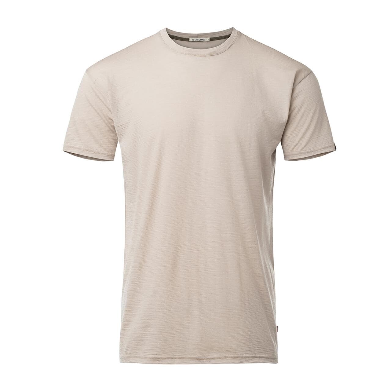 Aclima Mens LightWool 180 Classic Tee (Beige (SIMPLY TAUPE) X-small)