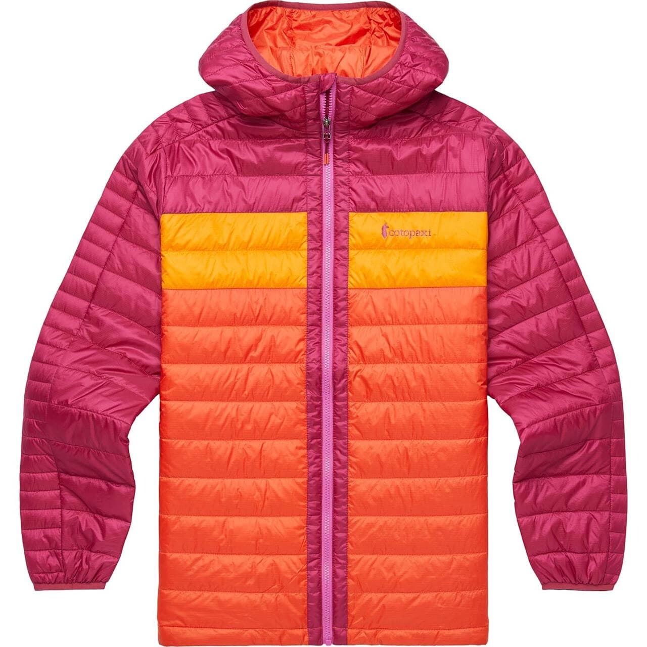 Cotopaxi Womens Capa Insulated Hooded Jacket (Rød (RASPBERRY & CANYON) X-small)