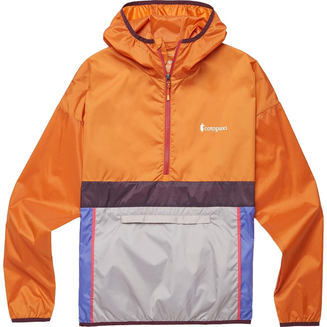 Cotopaxi Mens Teca Half-zip Windbreaker (Orange (SUNRISE) Medium)