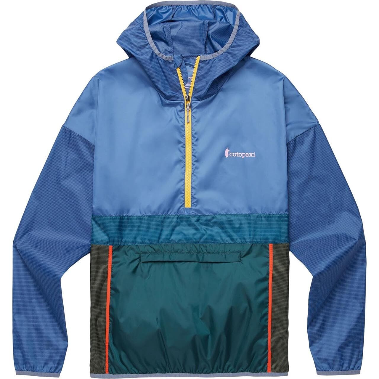 Cotopaxi Mens Teca Half-zip Windbreaker (Blå (THUMBS UP) Small)