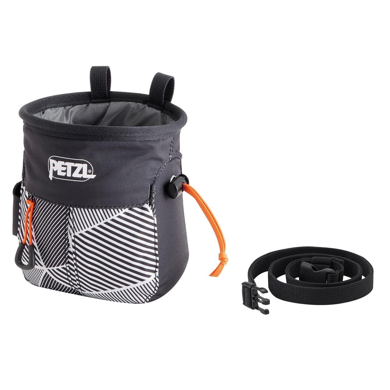 Petzl Sakapoche Chalk Bag W Pocket (Sort (BLACK DAZZLE) One size)