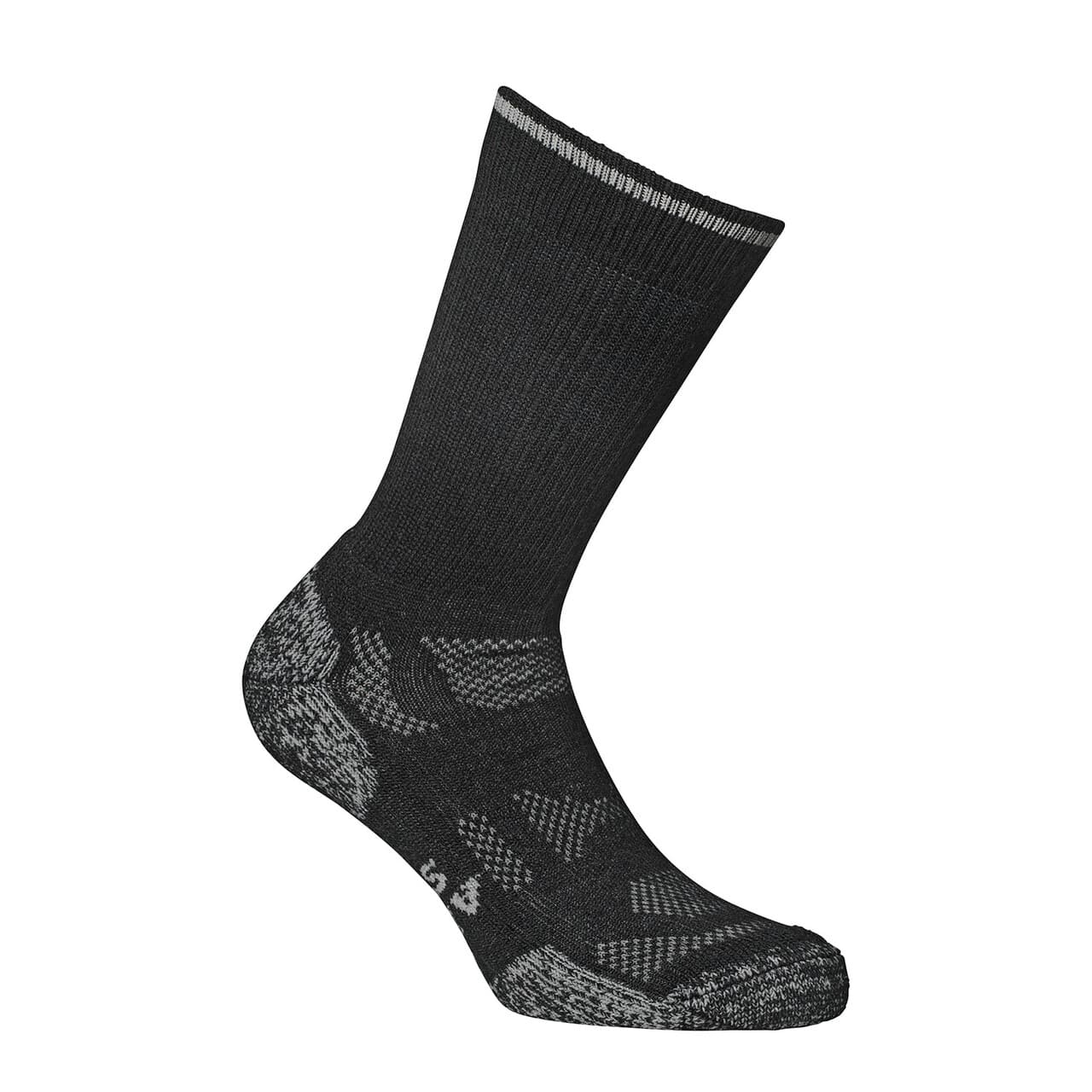 Alpaca Outdoor Merino Crew (Sort (NERO/METALLIC) 45-48)