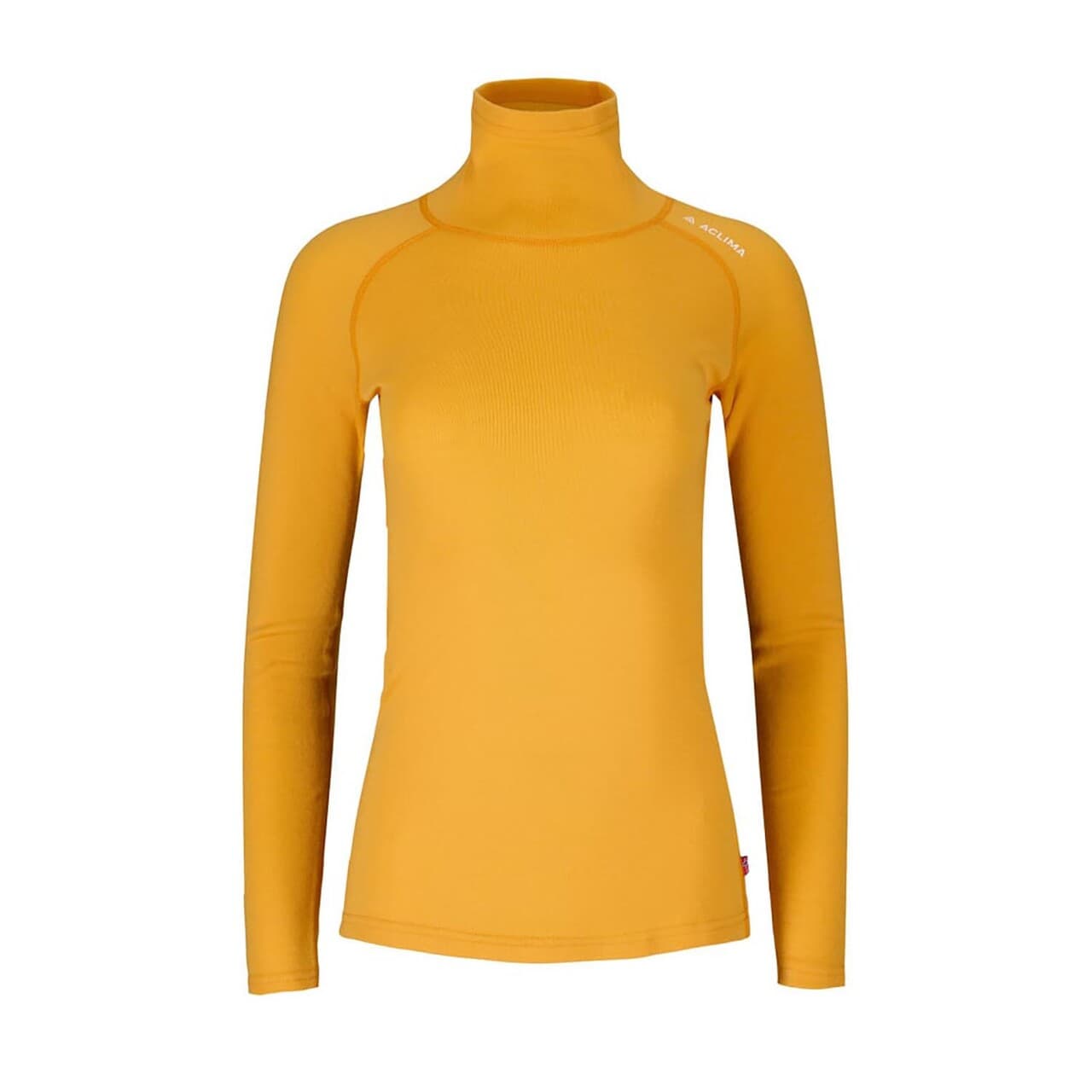 Aclima Womens WarmWool Roll Neck (Orange (MANGO MOJITO) XX-large)
