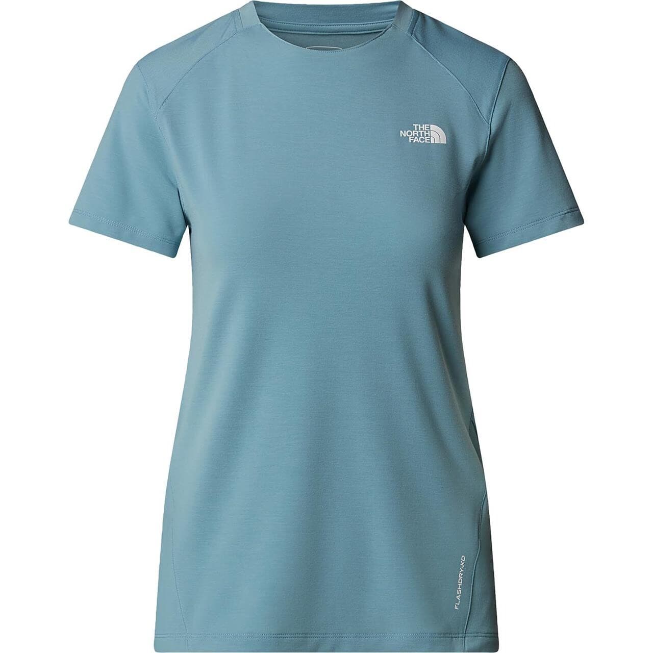 The North Face Womens Lightning Alpine S/S (Blå (SHALLOW BLUE) Large)