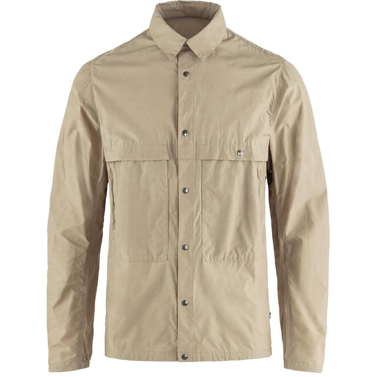 Fjällräven Mens Hoja Rider's Wind Jacket (Beige (FOSSIL/118) Medium)
