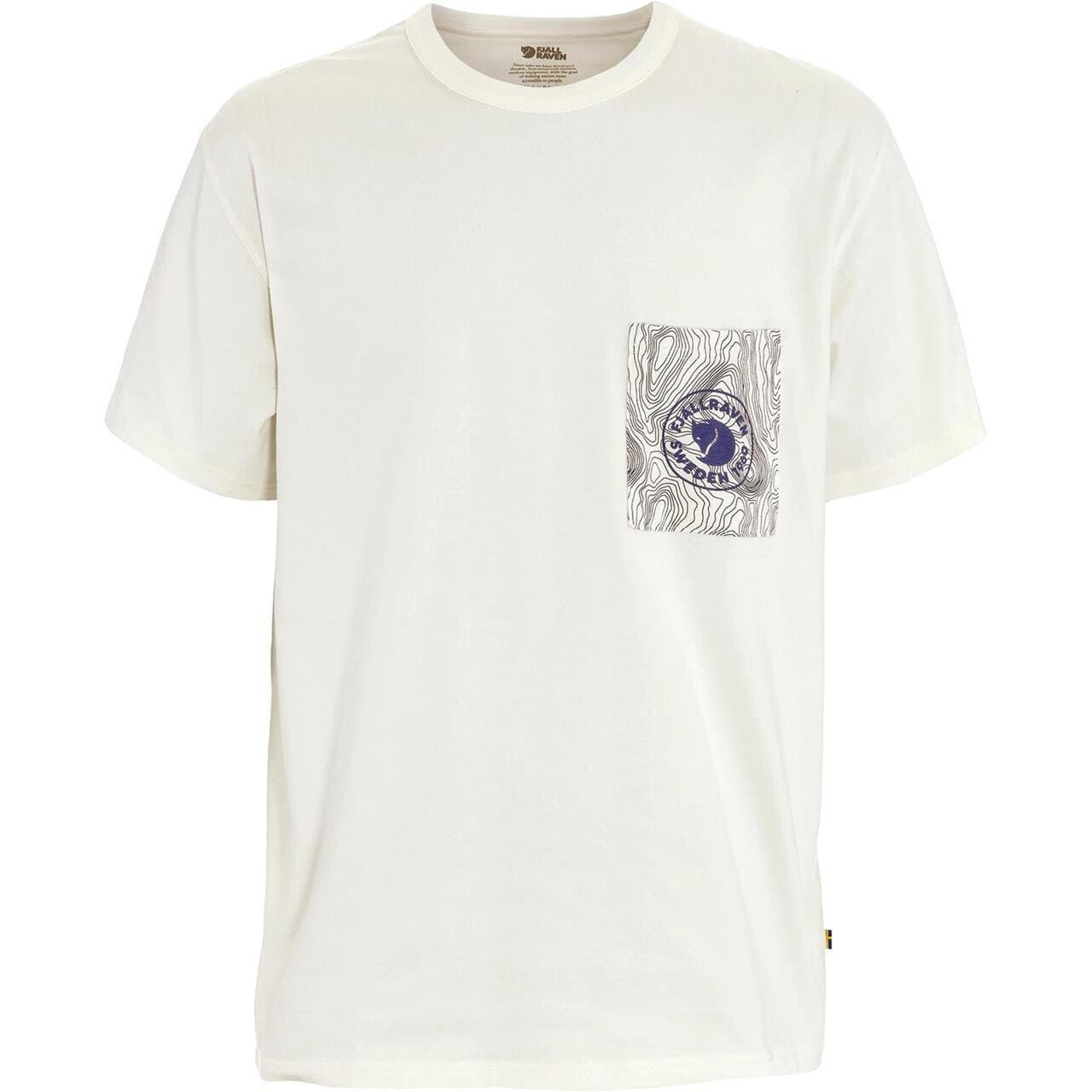Fjällräven Mens Logo Pocket T-shirt (Hvid (EGGSHELL/111) X-small)