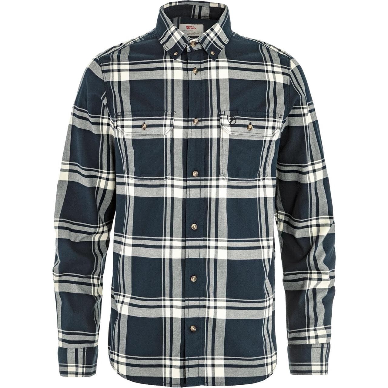 Fjällräven Mens Övik Lite Flannel Shirt (Blå (DARK NAVY-CHALK WHITE/555-113) XX-large)