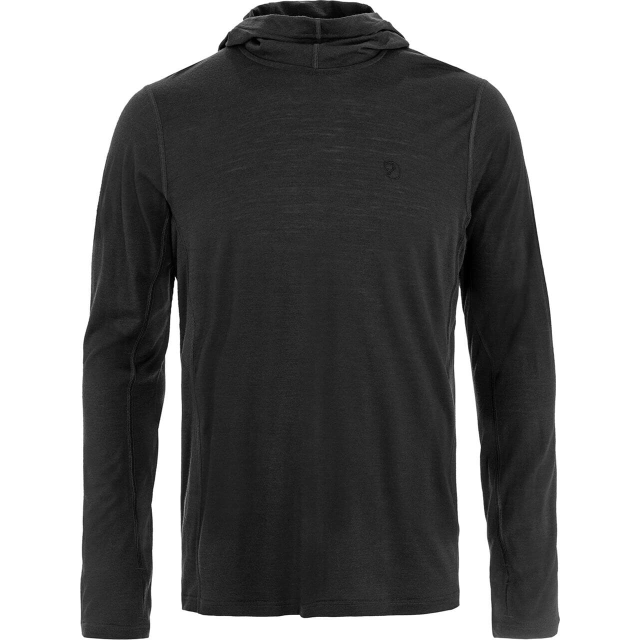 Fjällräven Mens Abisko Wool Sun-hoodie (Sort (BLACK/550) X-small)