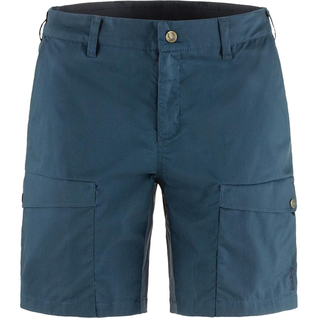Fjällräven Womens Abisko Hybrid Trail Shorts (Blå (NAVY/560) 36)