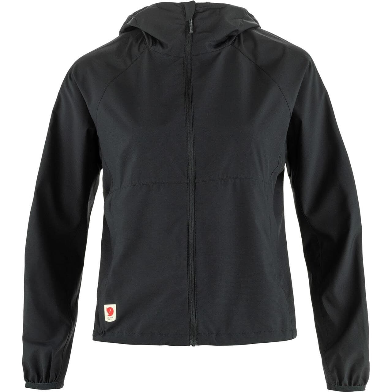 Fjällräven Womens High Coast Short Wind Hoodie (Sort (BLACK/550) Medium)
