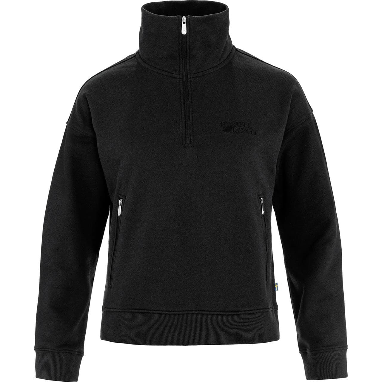 Fjällräven Womens Vardag Half Zip Sweater (Sort (BLACK/550) Small)