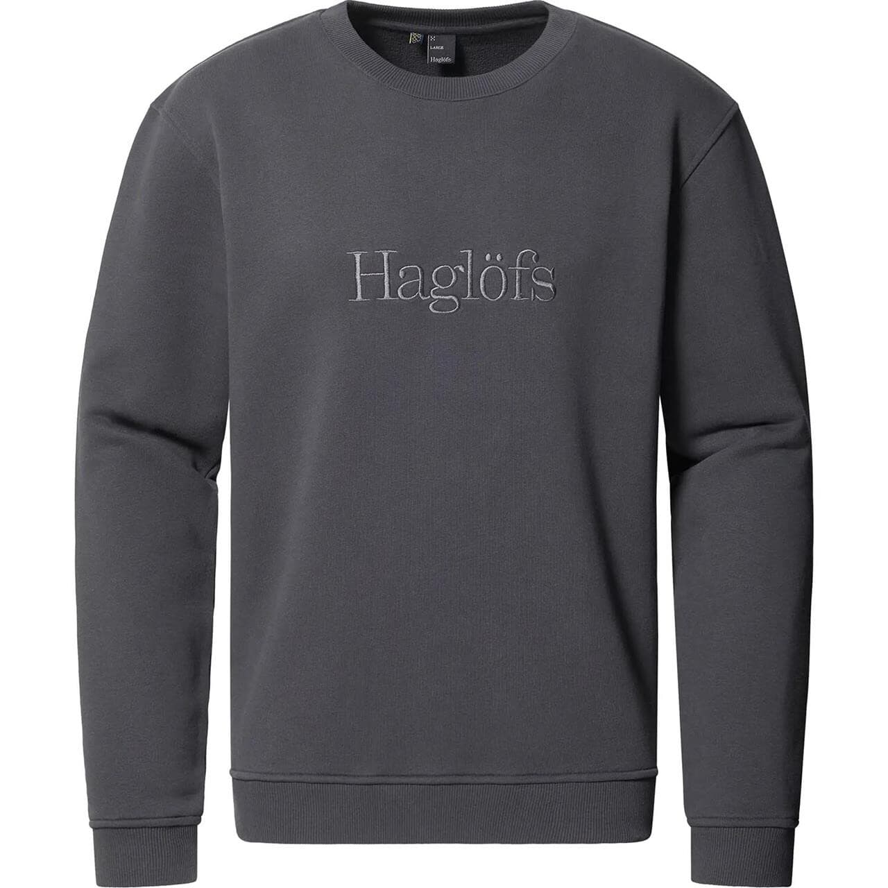 Haglöfs Mens Haglöfs Crewneck (Sort (TRUE BLACK) Medium)