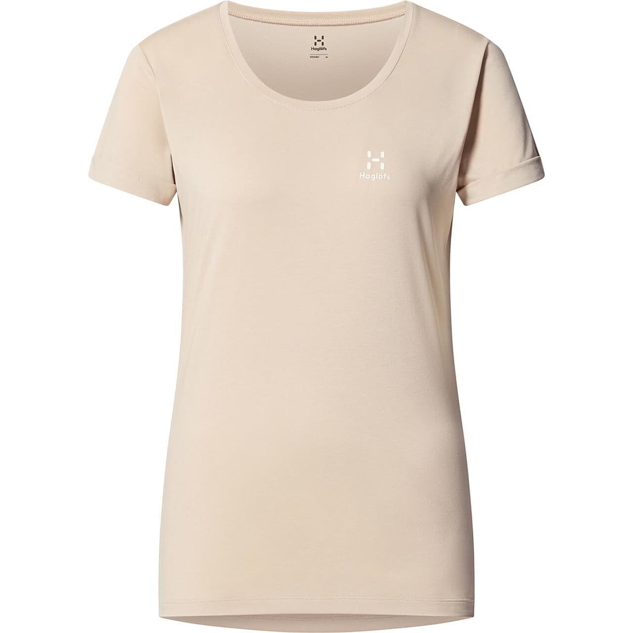Haglöfs Womens Ridge Hike Tee (Beige (CHALK BEIGE) Small)