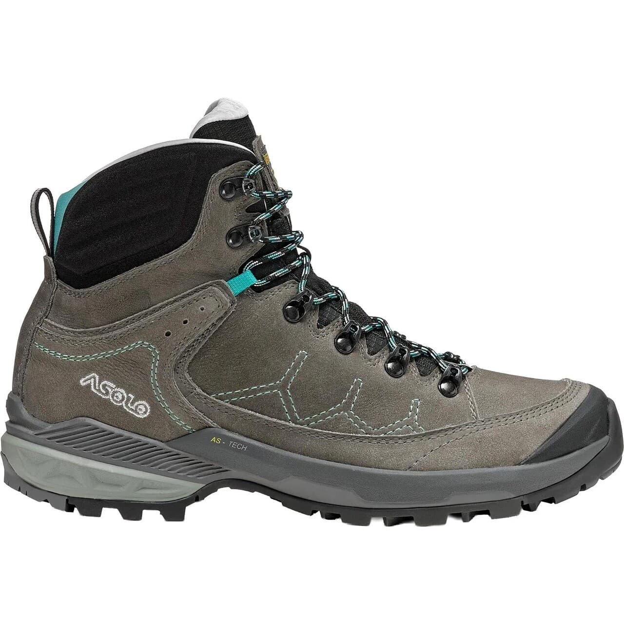 Asolo Womens Falcon EVO NBK Bunion (Grøn (GRAPHITE/AQUA GREEN) 42)