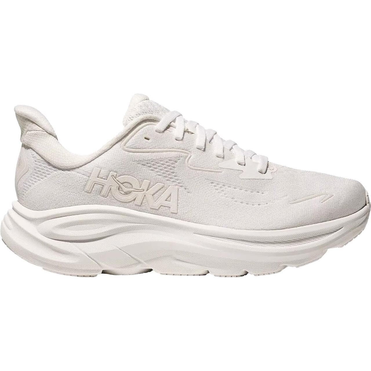 Hoka Womens Clifton 10 (Hvid (WHITE/WHITE) 43 1/3)