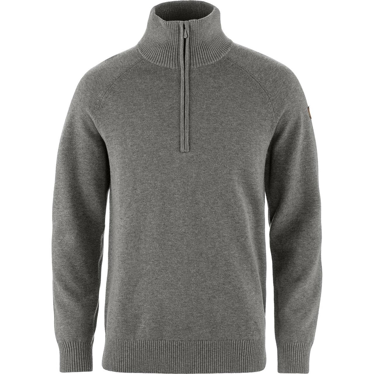 Fjällräven Mens Övik Lite Half Zip (Grå (GREY-MELANGE/020-999) Large)