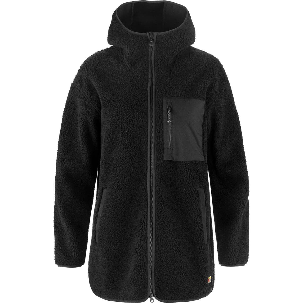 Fjällräven Womens Vardag Pile Fleece Long (Sort (BLACK/550) Large)