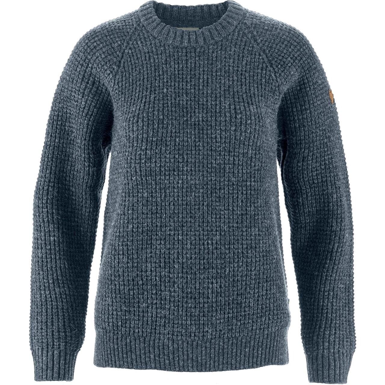 Fjällräven Womens Övik Waffle Knit (Blå (NAVY/560) Large)
