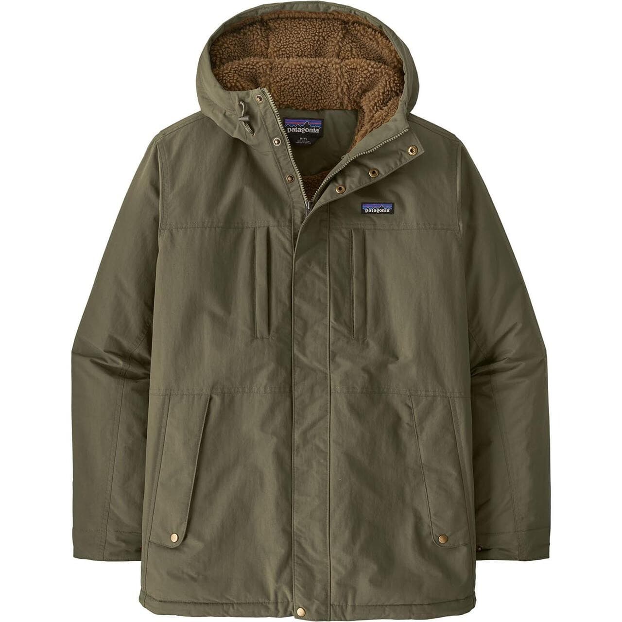 Patagonia Mens Isthmus Parka (Grøn (BASIN GREEN) Small)