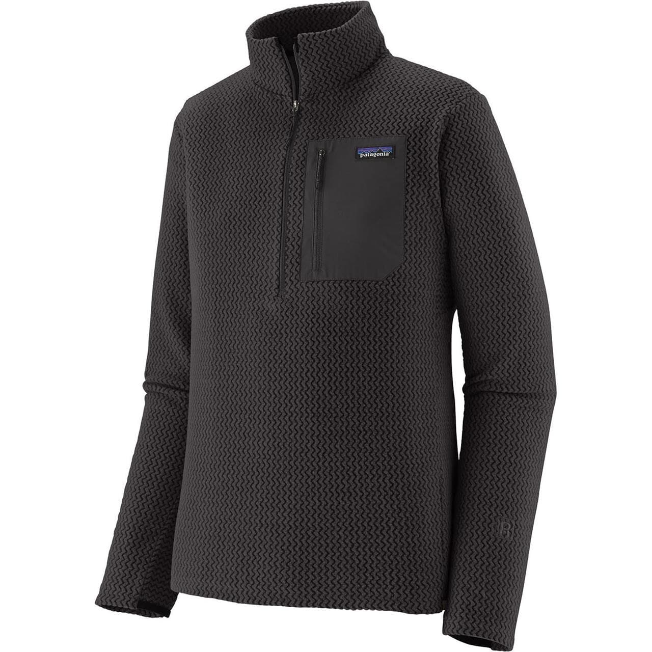 Patagonia Mens R1 Air Zip Neck (Sort (BLACK) Medium)