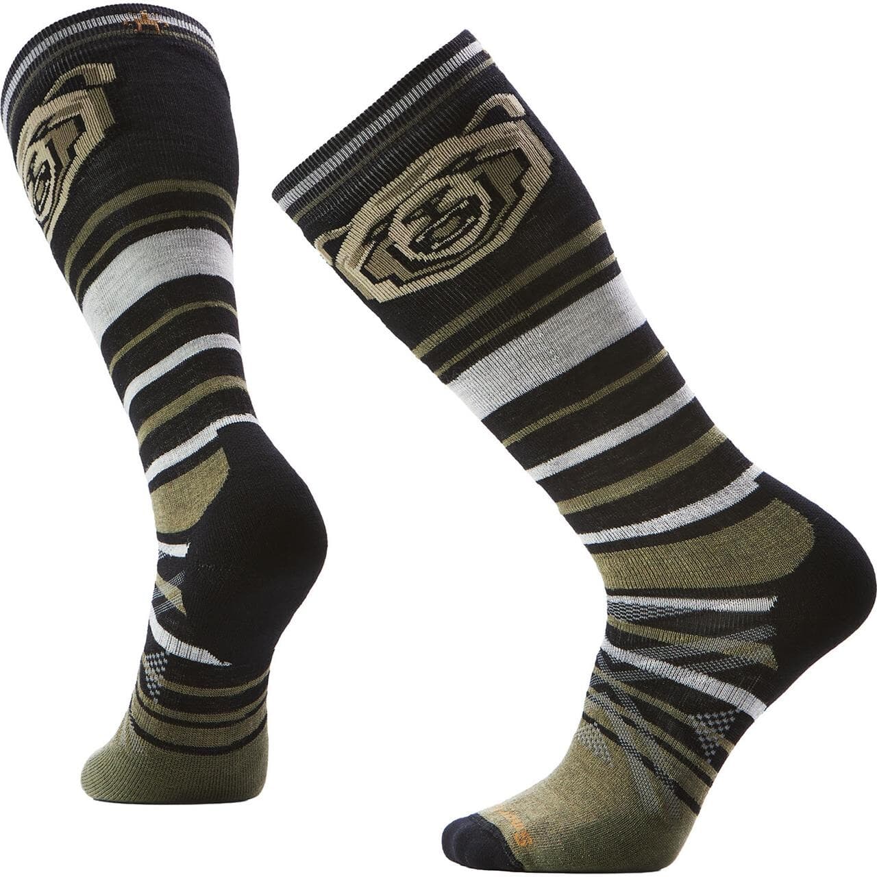 Smartwool Ski Full Cushion Growling Grizzly OTC (Sort (BLACK) 46-49)