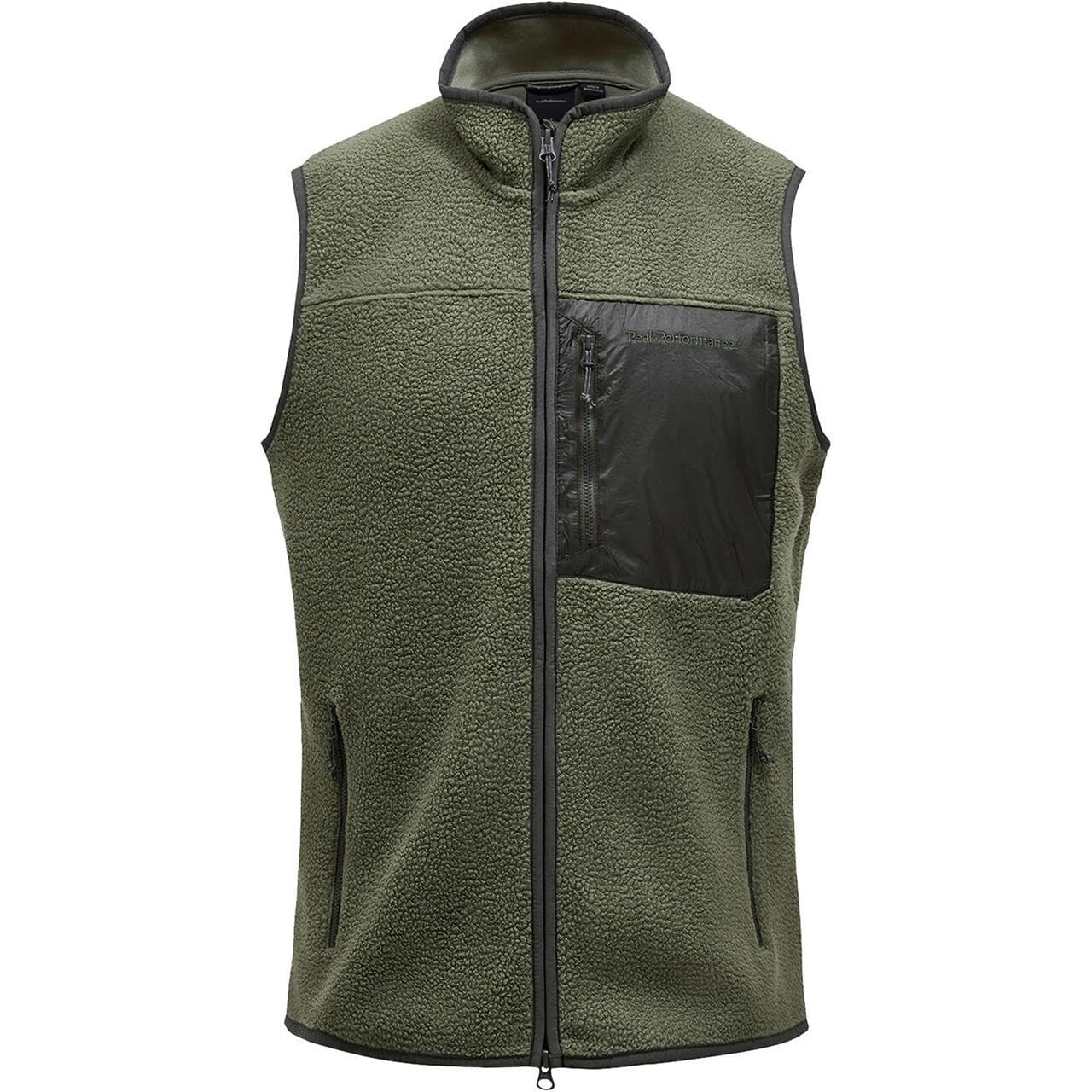 Peak Performance Mens Pile Vest (Grøn (PINE NEEDLE) XX-large)