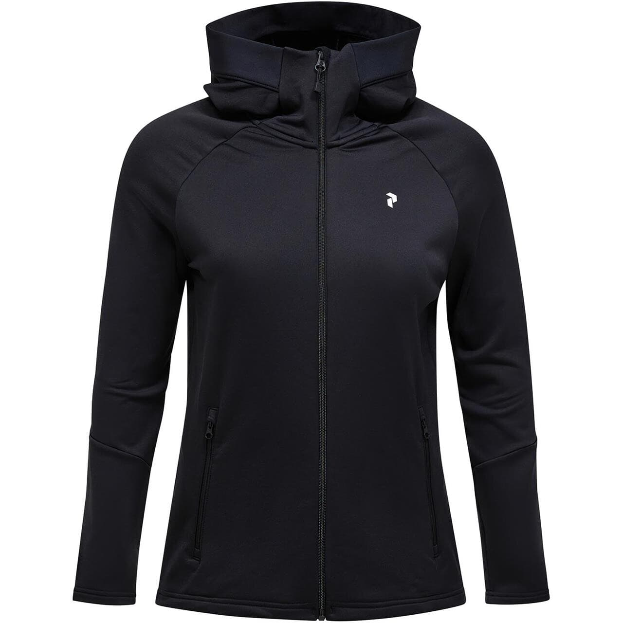 Peak Performance Womens Rider Essentials Zip Hood (Sort (BLACK/BLACK) Medium)