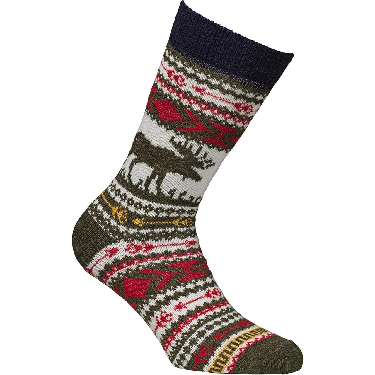 Alpaca Winter Alpaca Moose (Grøn (GREEN/BLUE/CREAM/RED) 39-42)