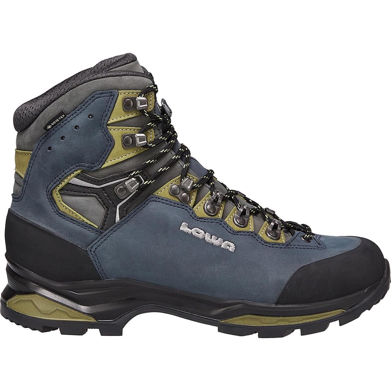 Lowa Mens Camino Evo GTX (Blå (STEEL BLUE/KIWI) 47)